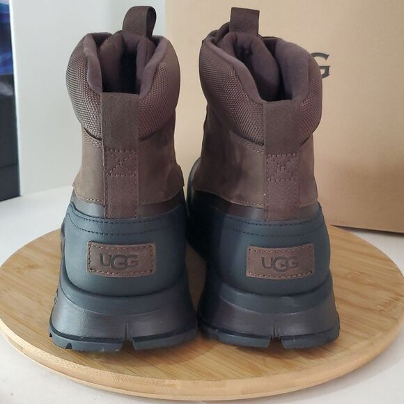 UGG Men's Emmett Waterproof Leather Duck Boot Stout Size 12 NIB - Picture 6 of 16